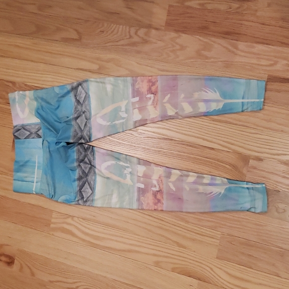 Teeki Hot Pants Yoga Leggings Size Medium M Tarot Magick - Picture 3 of 7